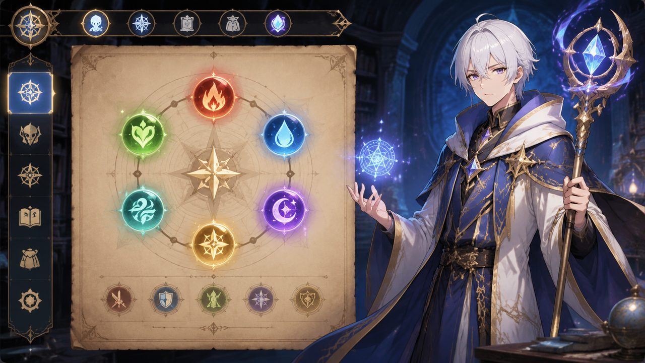 魔法师露娜 角色路线 页面配图 2